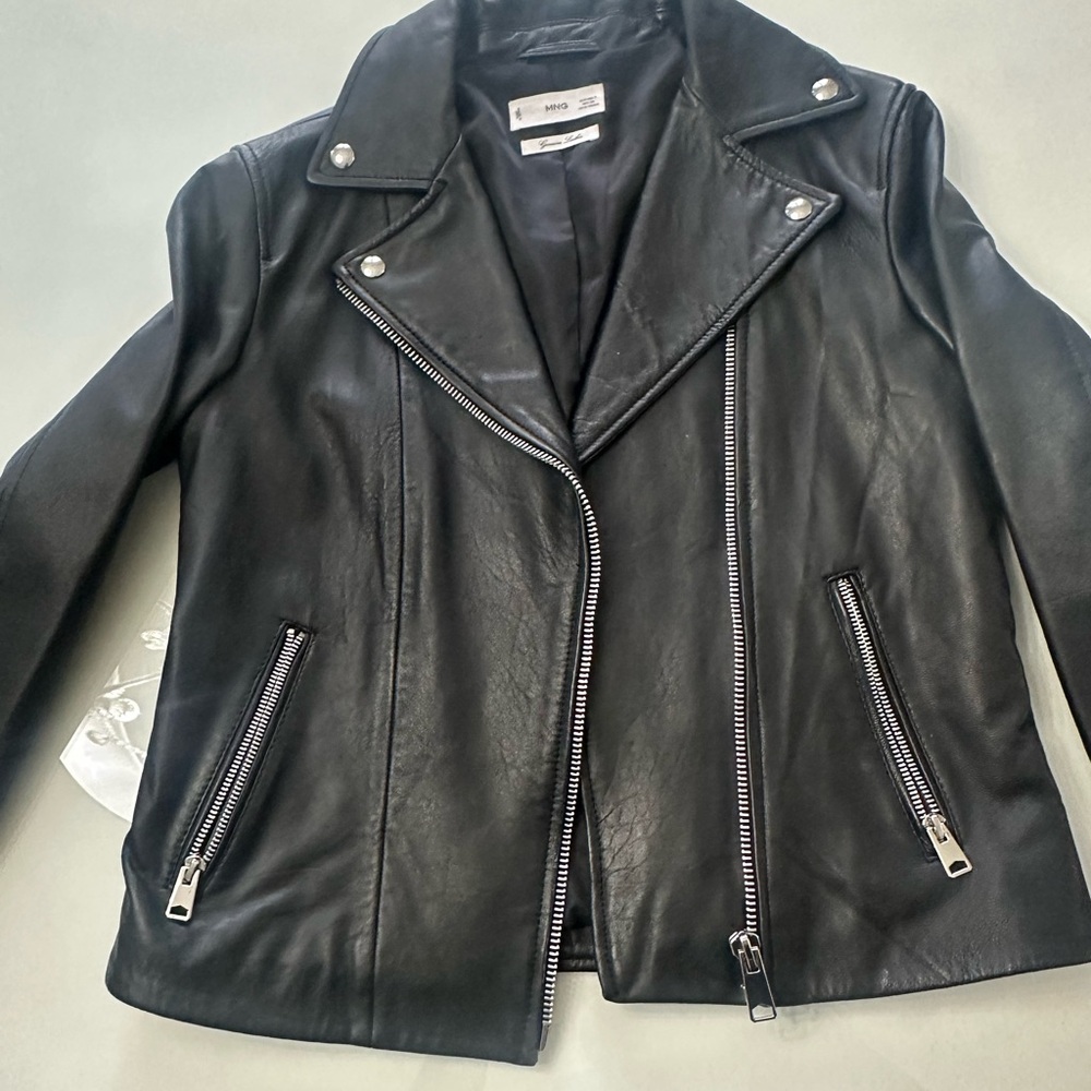 MNG Genuine Leather Jacket